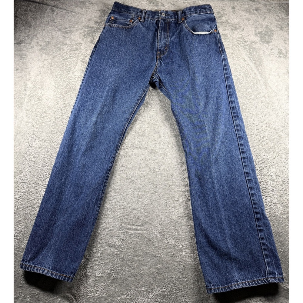 Levi's 517 Jeans Mens Tagged 33x30 Blue Bootcut Denim